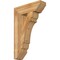 Ekena Millwork Olympic Slat Rough Sawn Bracket, Western Red Cedar, 6"W x 22"D x 34"H BKT06X22X34OLY06RWR - alternate 1